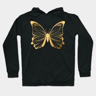 Gold Butterfly Hoodie